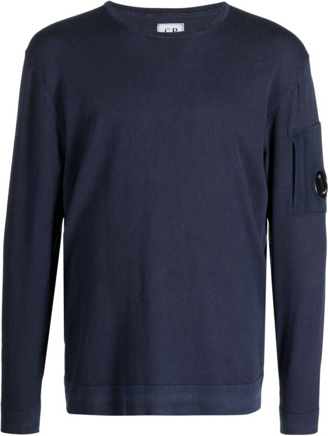 C.P. Company Sweater met ronde hals Blauw