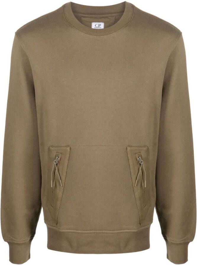 C.P. Company Sweater met ronde hals Groen