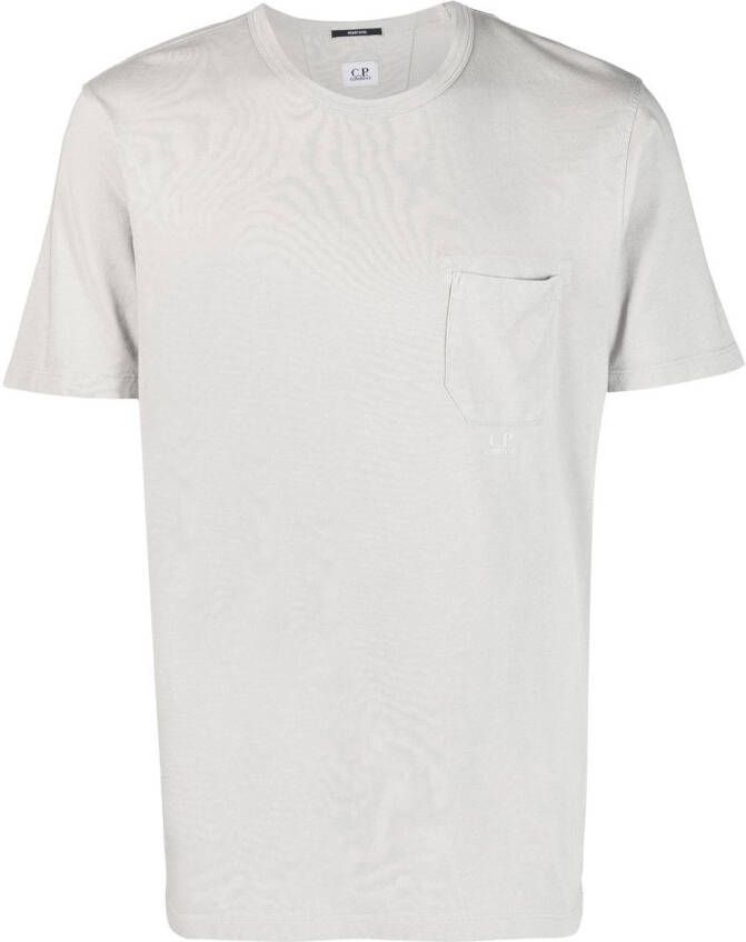 C.P. Company T-shirt met borstzak Grijs