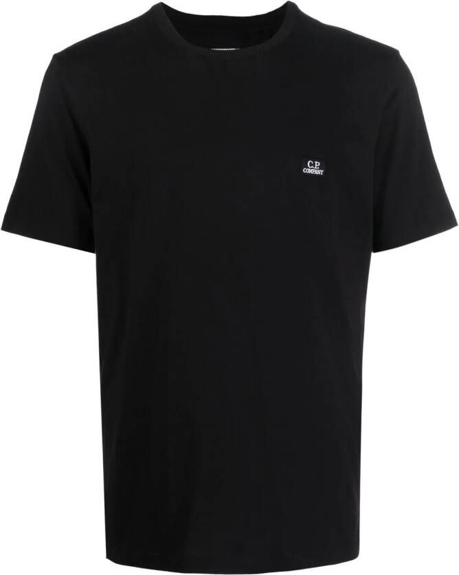 C.P. Company T-shirt met logopatch Zwart