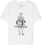 C.P. Company T-shirt met logoprint Wit - Thumbnail 1