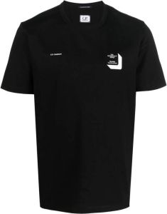 C.P. Company T-shirt met logoprint Zwart
