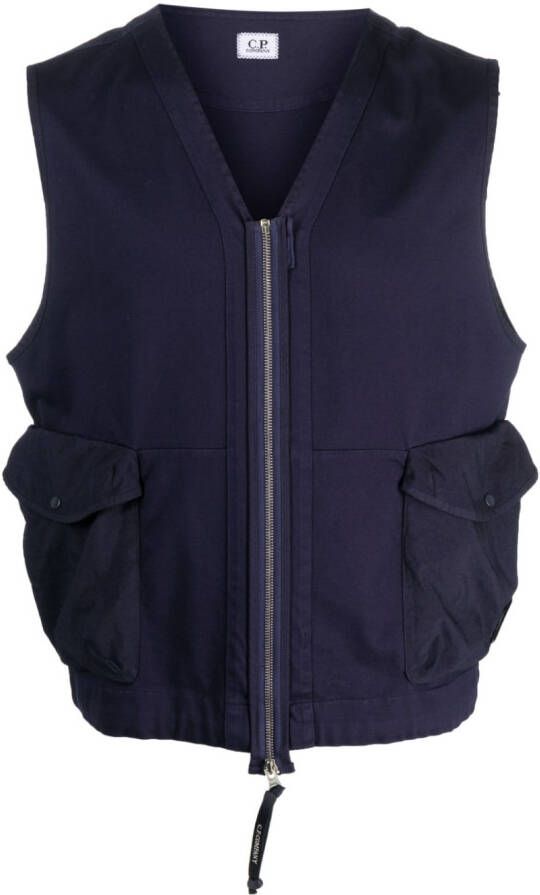 C.P. Company Cargo bodywarmer Blauw