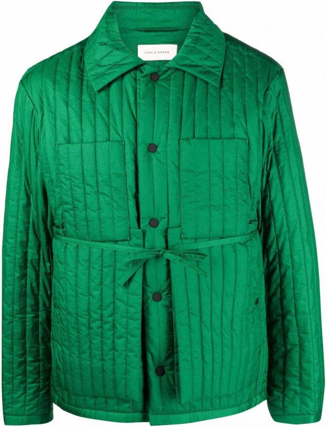 Craig Green Gewatteerd jack Groen