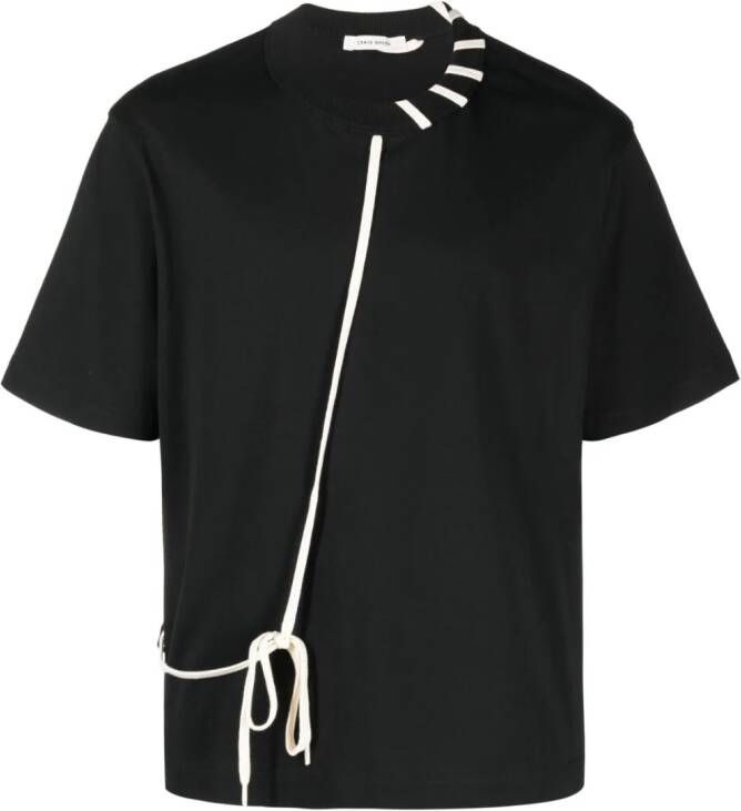 Craig Green Overhemd met kanten detail Zwart
