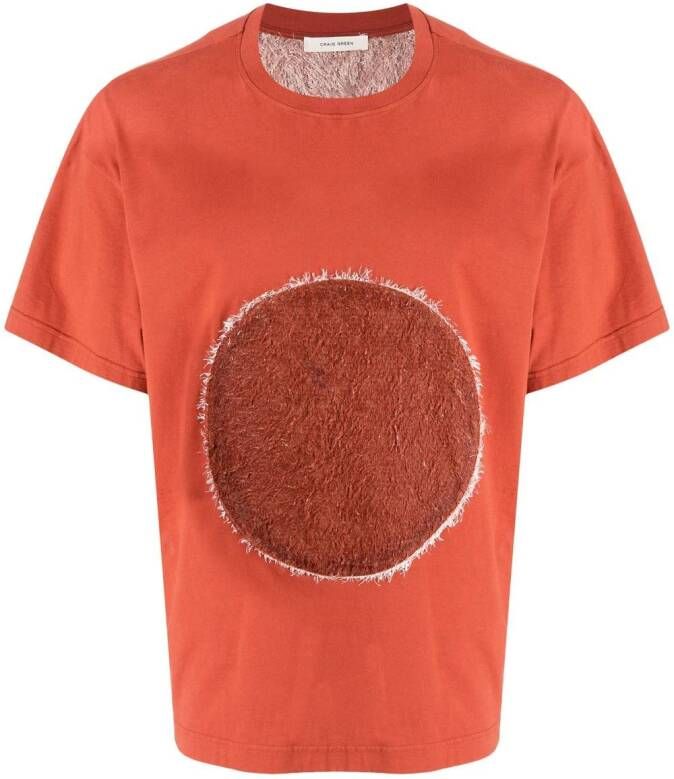 Craig Green T-shirt met ronde hals Rood