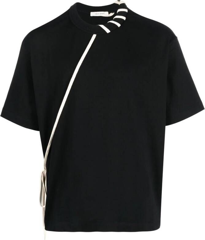 Craig Green T-shirt met ronde hals Zwart