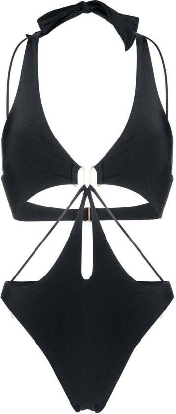 Cult Gaia Badpak met uitgesneden detail Zwart