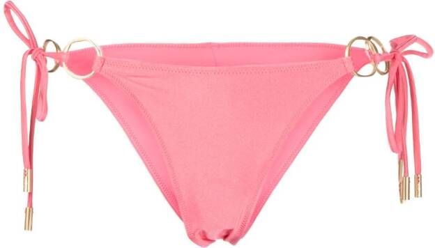 Cult Gaia Bikinislip met ringdetail Roze