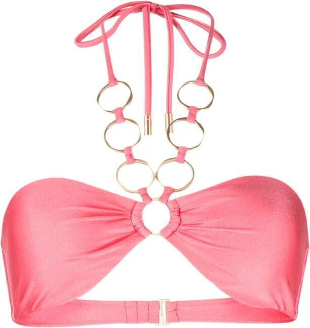 Cult Gaia Bikinitop met ringdetail Roze