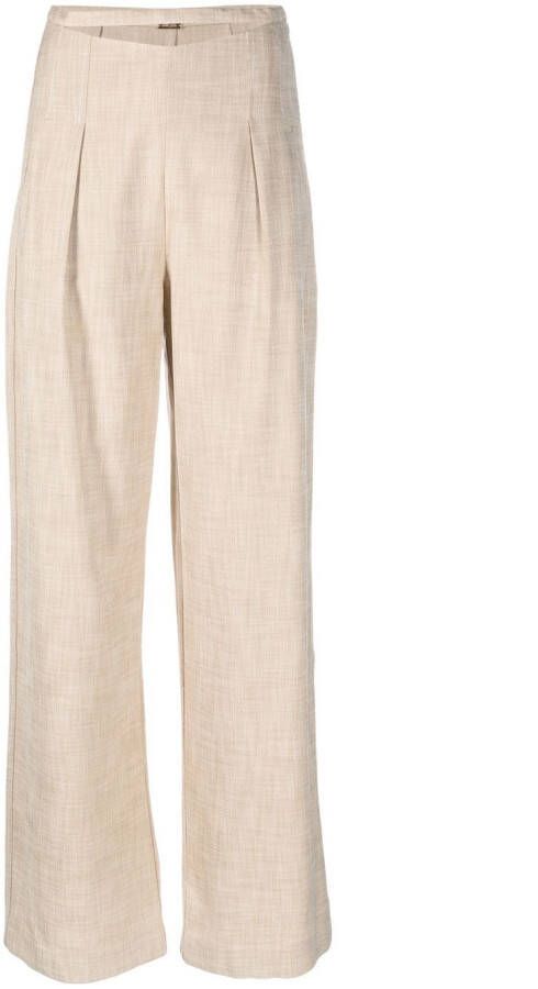 Cult Gaia Broek met wijde pijpen Beige