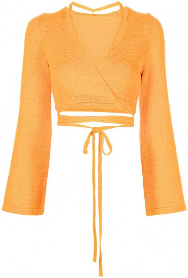 Cult Gaia Cropped top Goud