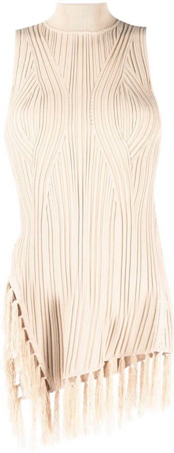 Cult Gaia Gebreide top Beige