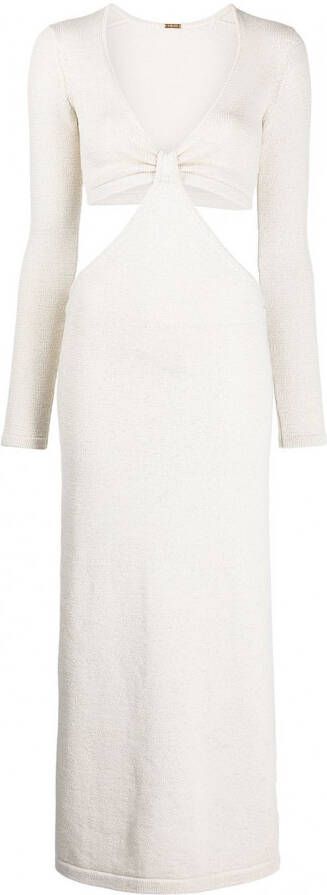 Cult Gaia Jurk met uitgesneden detail Beige