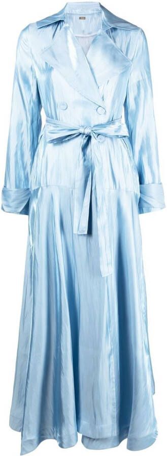 Cult Gaia Mantel met dubbele rij knopen Blauw