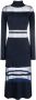 Cult Gaia Maxi-jurk met hoge hals Blauw - Thumbnail 1