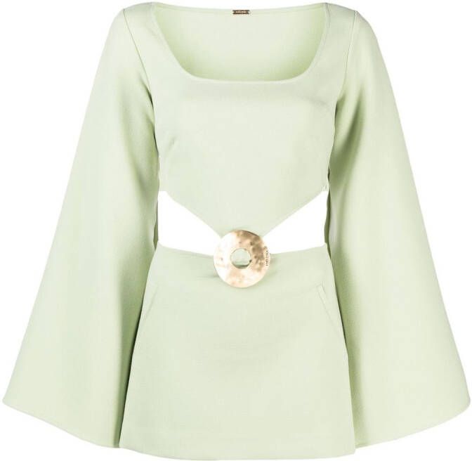 Cult Gaia Mini-jurk met uitgesneden detail Groen