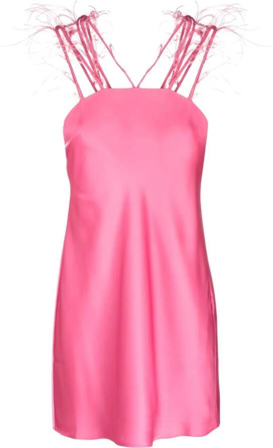 Cult Gaia Mouwloze jurk Roze