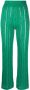 Cult Gaia Ribgebreide broek Groen - Thumbnail 1