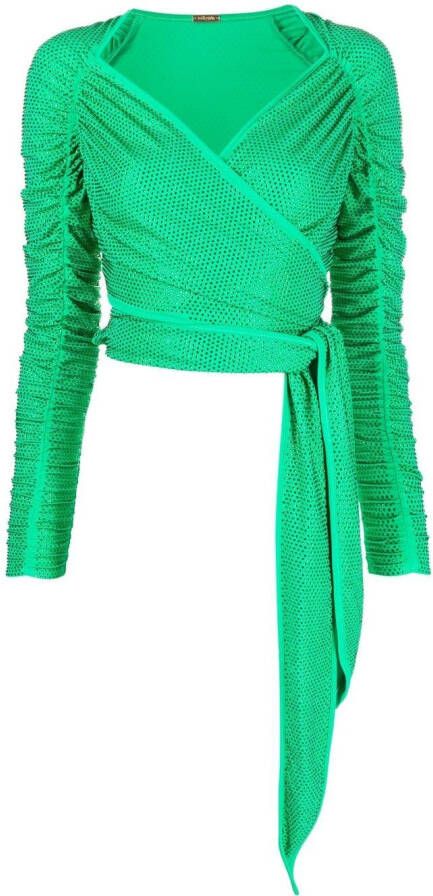 Cult Gaia Top verfraaid met paisley Groen