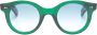 Cutler & Gross 1390 zonnebril met rond montuur Groen - Thumbnail 1