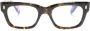 Cutler & Gross 1391 bril met rechthoekig montuur Bruin - Thumbnail 1