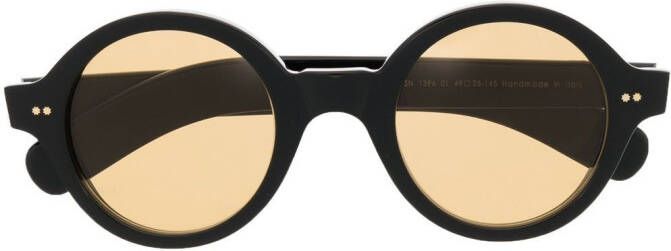 Cutler & Gross 1396 zonnebril met rond montuur Zwart