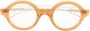 Cutler & Gross 1936 bril met rond montuur Geel - Thumbnail 1