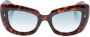 Cutler & Gross 9797 zonnebril met cat-eye montuur Bruin - Thumbnail 1