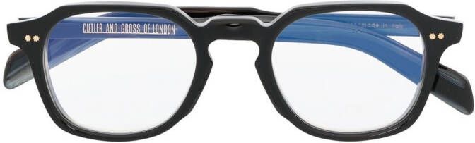 Cutler & Gross Bril met vierkant montuur Zwart