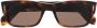 Cutler & Gross x The Great Frog zonnebril met schildpadschild design Bruin - Thumbnail 1
