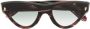 Cutler & Gross Zonnebril met cat-eye montuur Bruin - Thumbnail 1