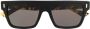 Cutler & Gross Zonnebril met vierkant montuur Zwart - Thumbnail 1