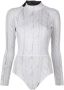 Cynthia Rowley Kabelgebreid badpak Wit - Thumbnail 1