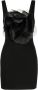 Cynthia Rowley Mini-jurk met bloemdetail Zwart - Thumbnail 1
