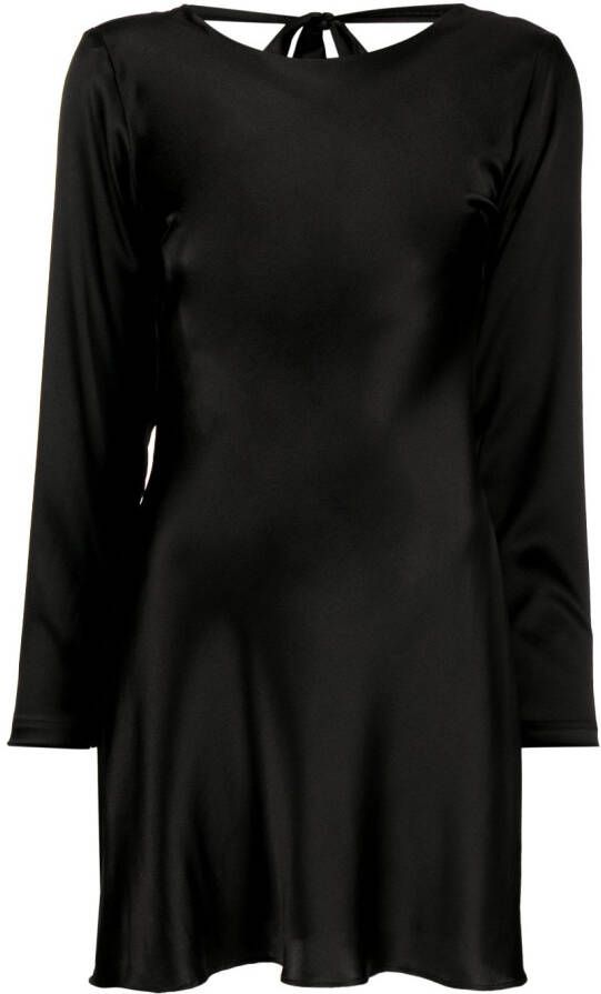 Cynthia Rowley Mini-jurk met lange mouwen Zwart