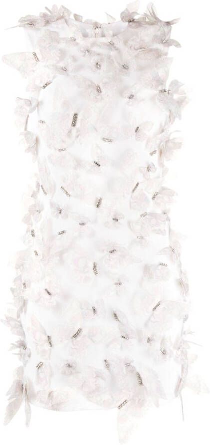 Cynthia Rowley Mouwloze mini-jurk Wit
