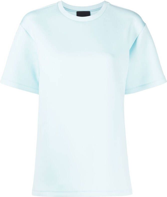 Cynthia Rowley T-shirt met verlaagde schouders Blauw