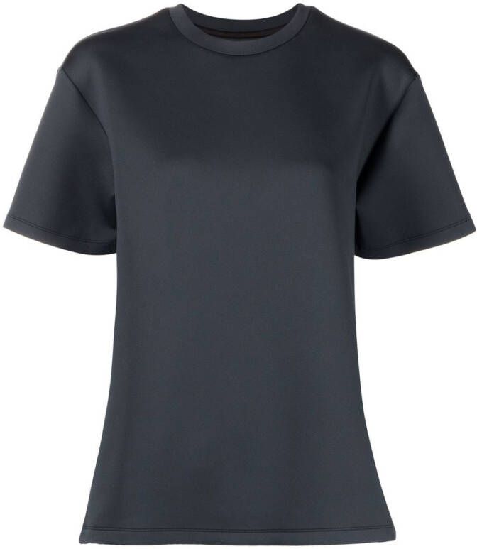 Cynthia Rowley T-shirt met verlaagde schouders Zwart