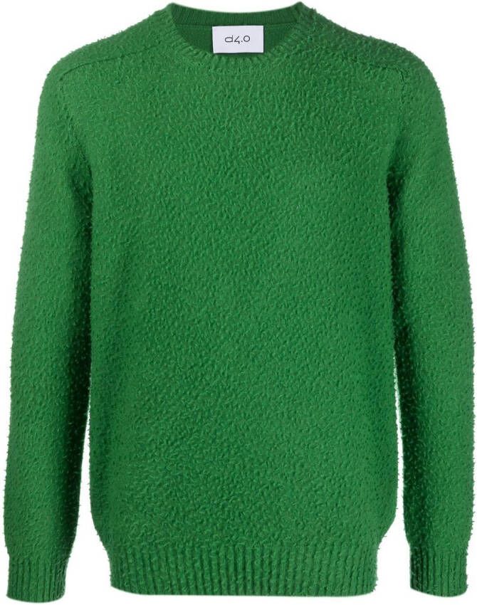 D4.0 Trui met ronde hals Groen