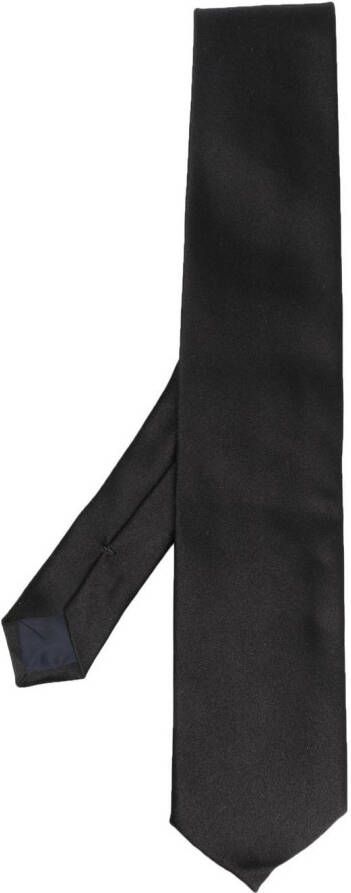 D4.0 Puntige stropdas Zwart