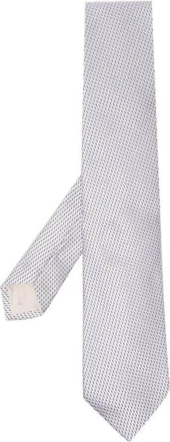 D4.0 Zijden stropdas Wit