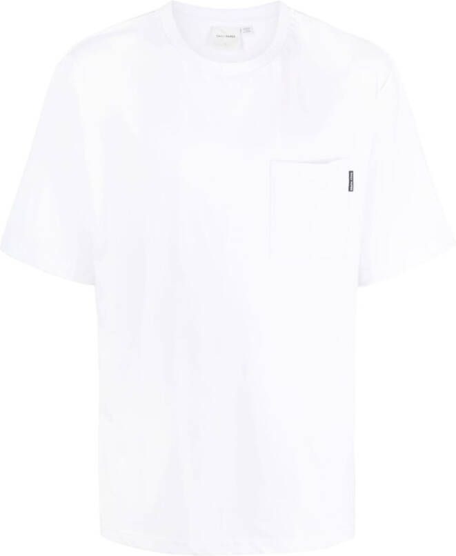 Daily Paper T-shirt met borstzak Wit