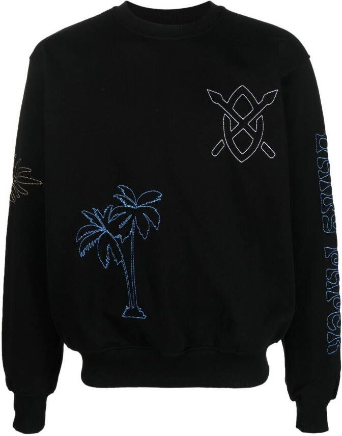 Daily Paper Sweater met logoprint Zwart