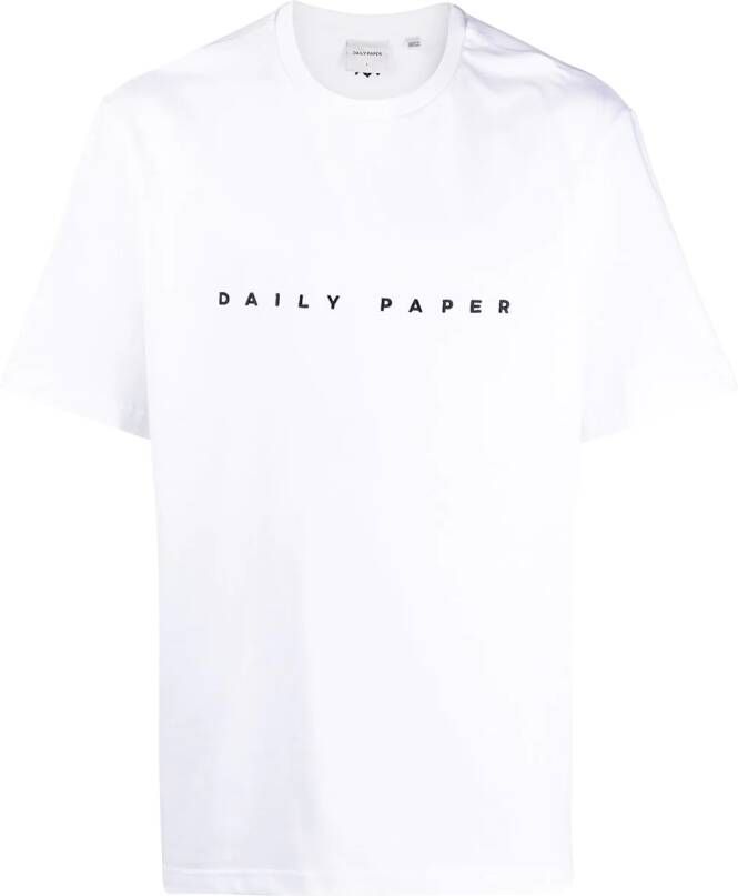 Daily Paper T-shirt met geborduurd logo Wit