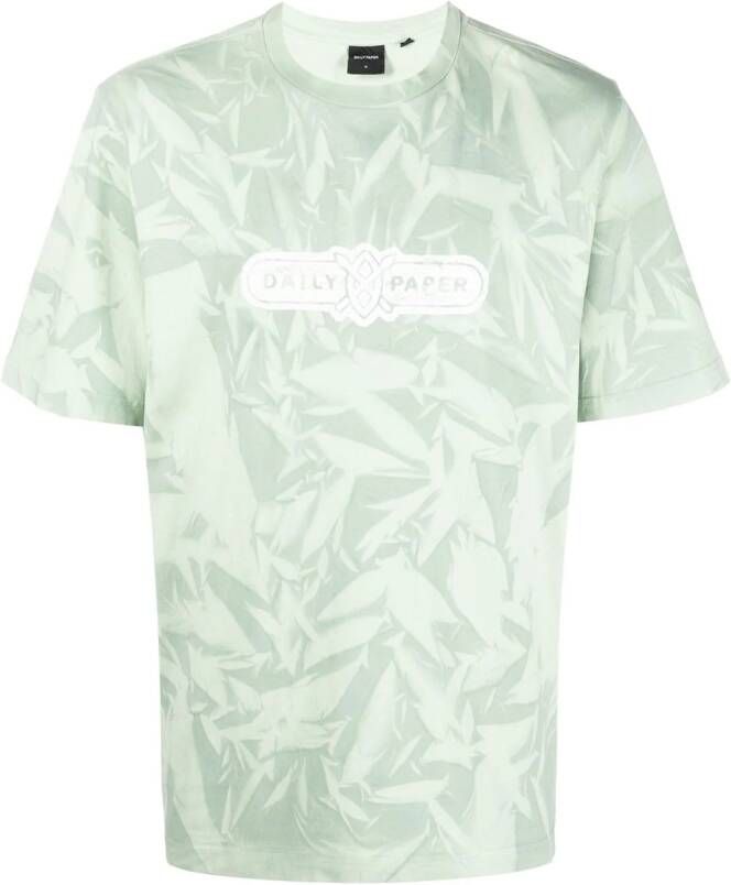 Daily Paper T-shirt met logoprint Groen