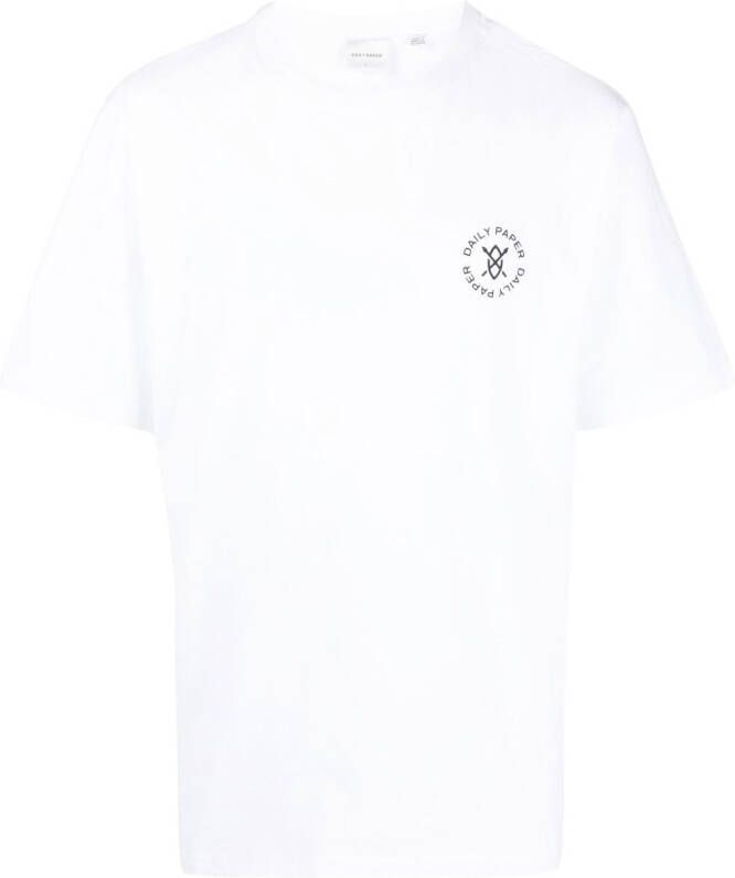 Daily Paper T-shirt met logoprint Wit