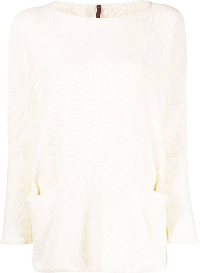 Daniela Gregis Trui met boothals Beige