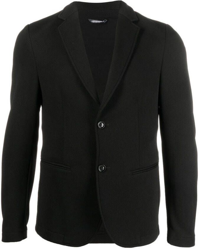 Daniele Alessandrini Blazer met enkele rij knopen Zwart