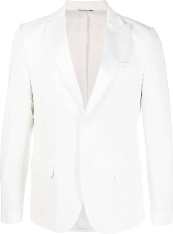Daniele Alessandrini Blazer met enkele rij knopen Beige